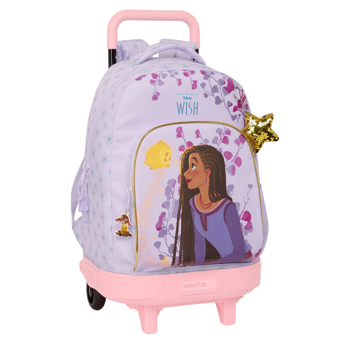 Schulrucksack mit Rollen Wish Flieder 33 X 45 X 22 cm