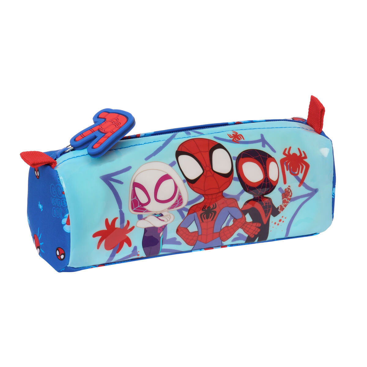 Schule Etui Spidey Blau 21 x 8 x 7 cm