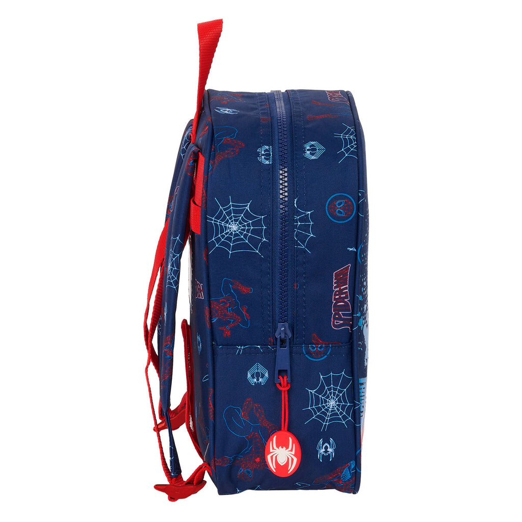 Kinder-Rucksack Spider-Man Neon Dunkelblau – Produktansicht 2