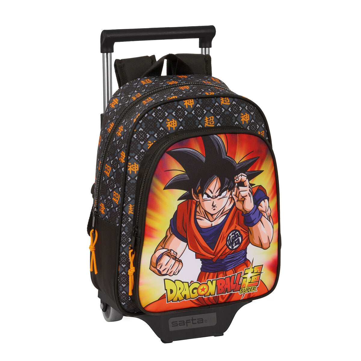 Dragon Ball Schulrucksack mit Rollen Schwarz – Produktansicht 1