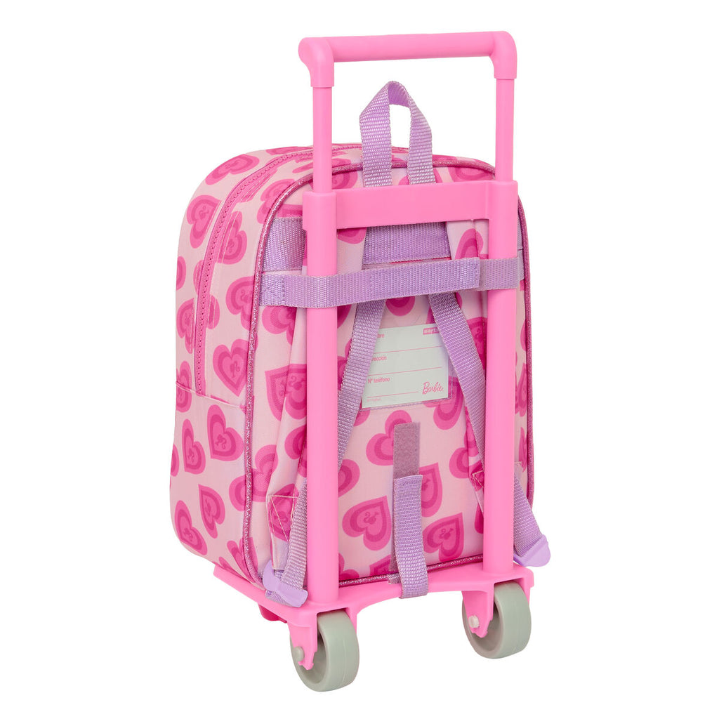 Barbie Schulrucksack mit Rollen Love Rosa – Produktansicht 2