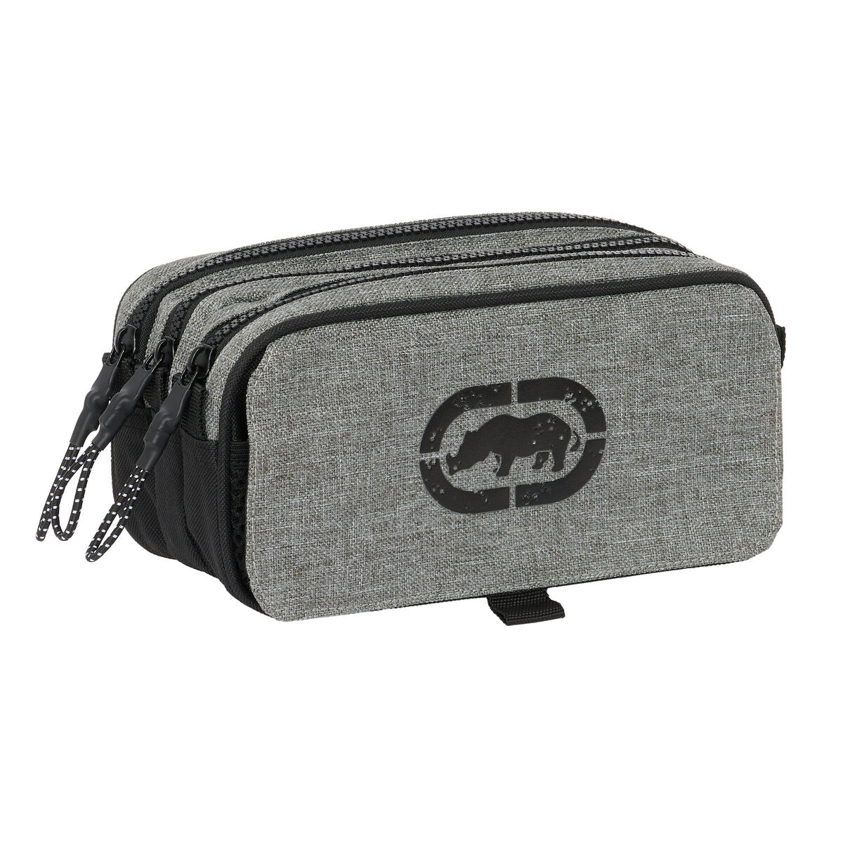 Eckō Unltd. Dreifach-Federmäppchen Rhino Schwarz Grau – Produktansicht 1