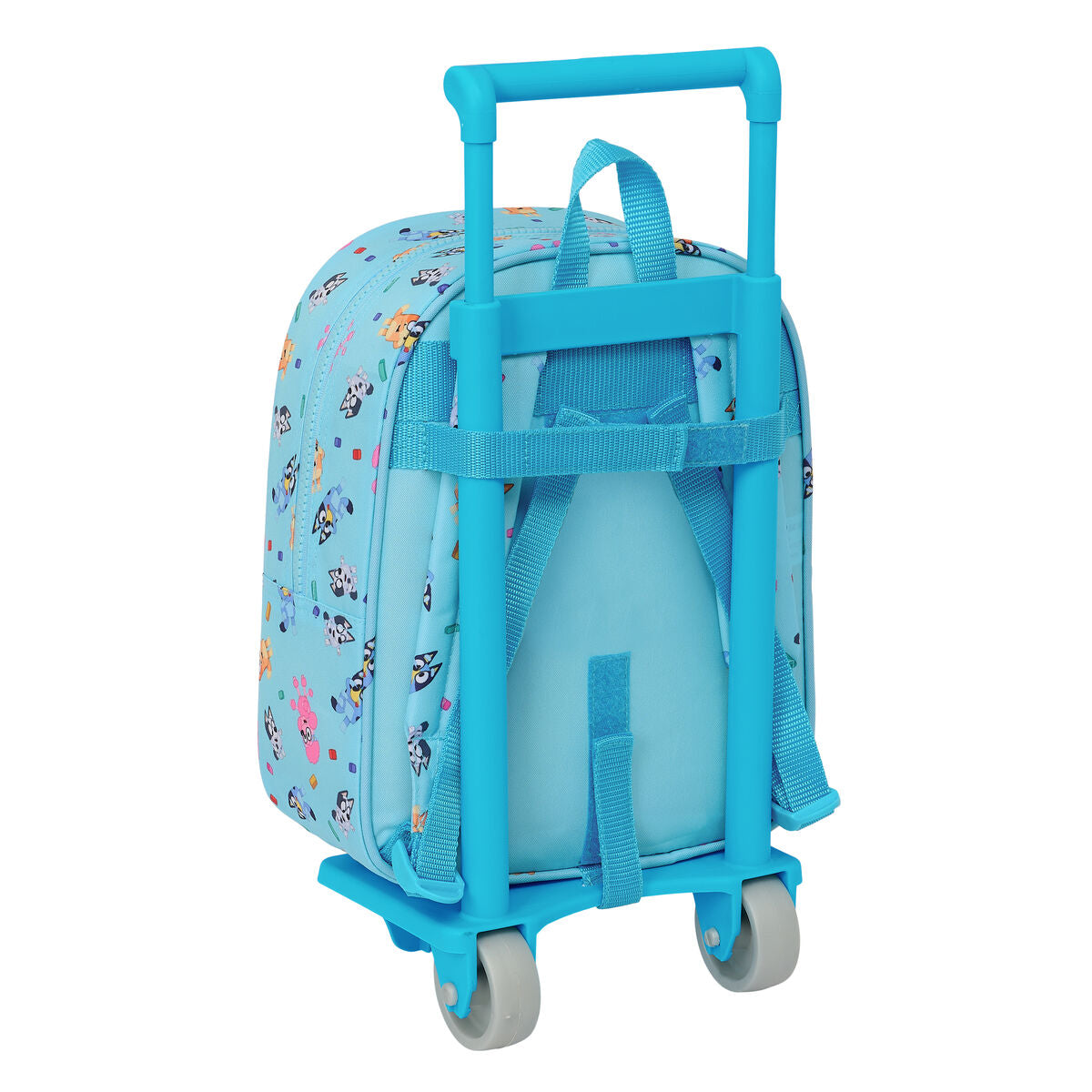 Bluey Schulrucksack mit Rollen Sky Blau – Produktansicht 3