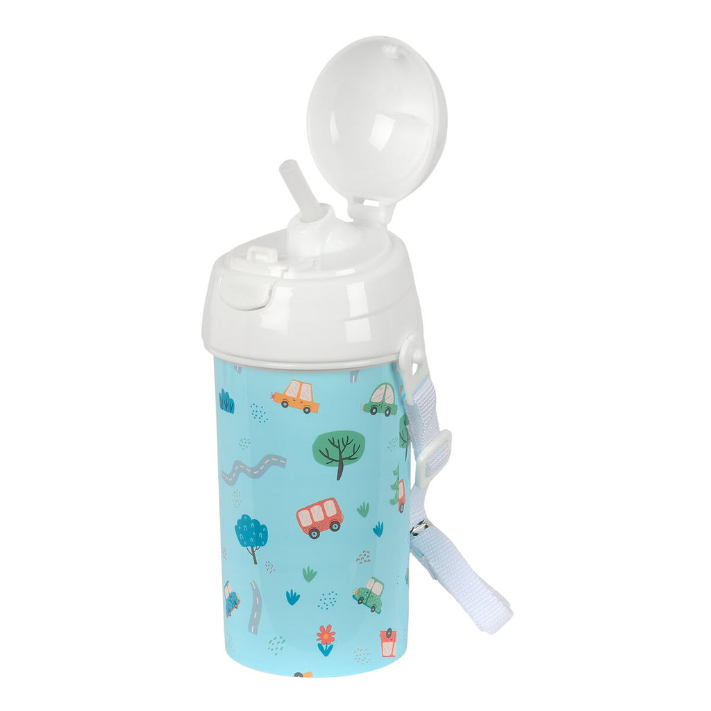 Safta Trinkflasche Coches Blau PVC 500 ml – Produktansicht 3
