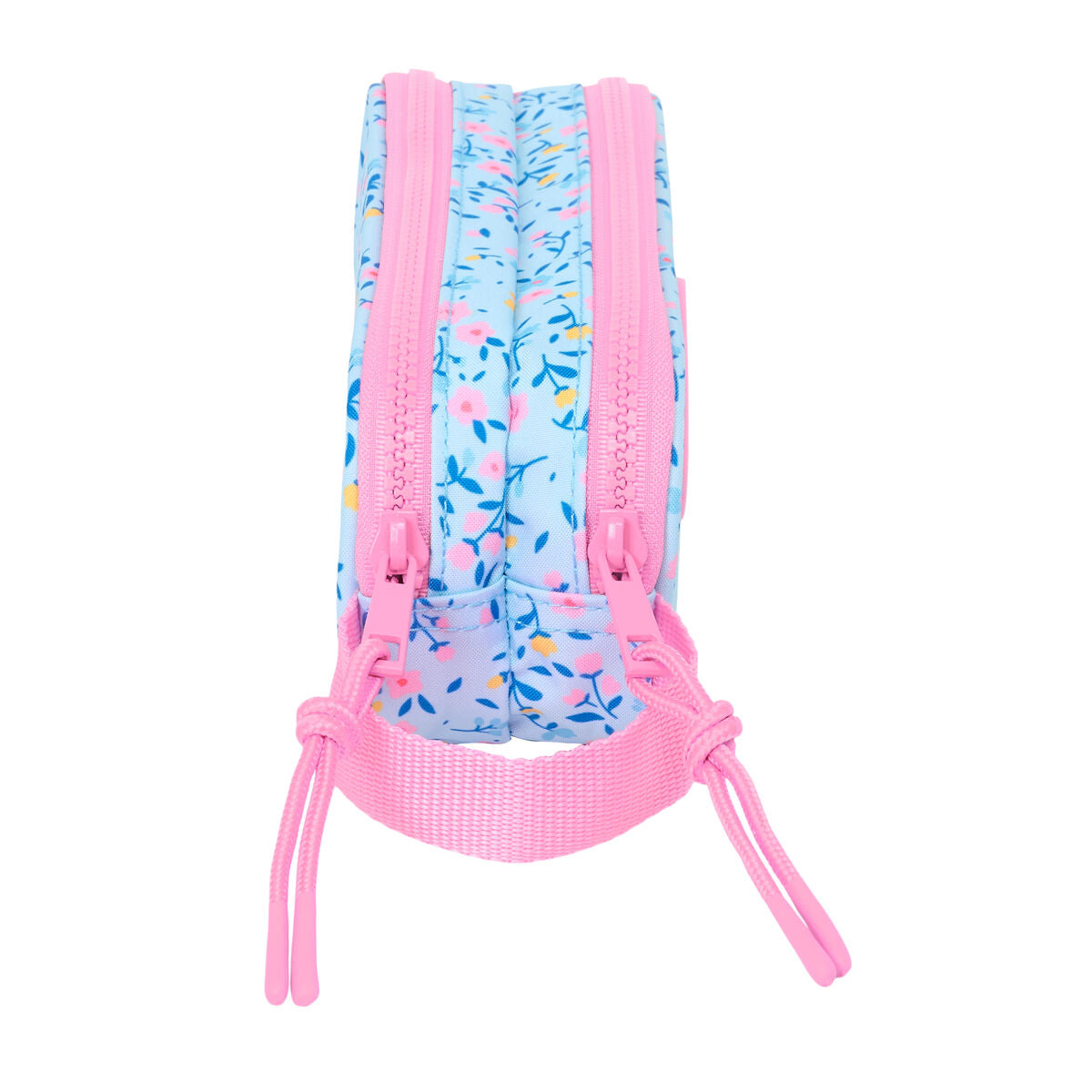 Vicky Martín Berrocal Doppel-Federmäppchen Paraíso Rosa Hellblau – Produktansicht 2