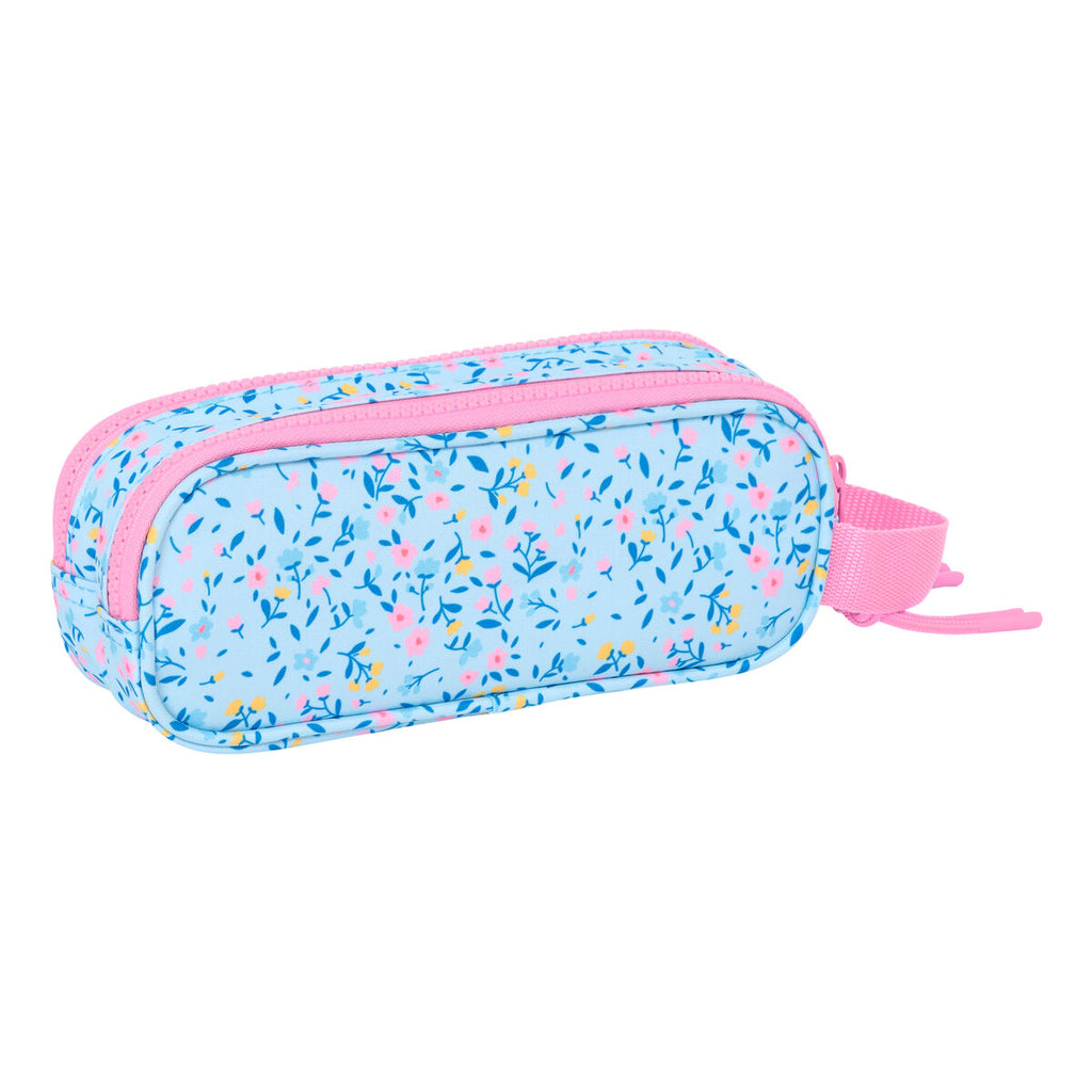Vicky Martín Berrocal Doppel-Federmäppchen Paraíso Rosa Hellblau – Produktansicht 3