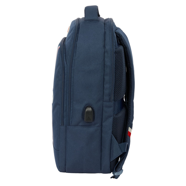 Rucksack für Notebook & Tablet mit USB Ausgang El Ganso Eclipse Dunkelblau