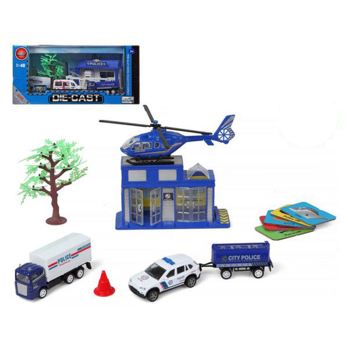 Police Vehicles & Zubehör Set – Produktansicht 1