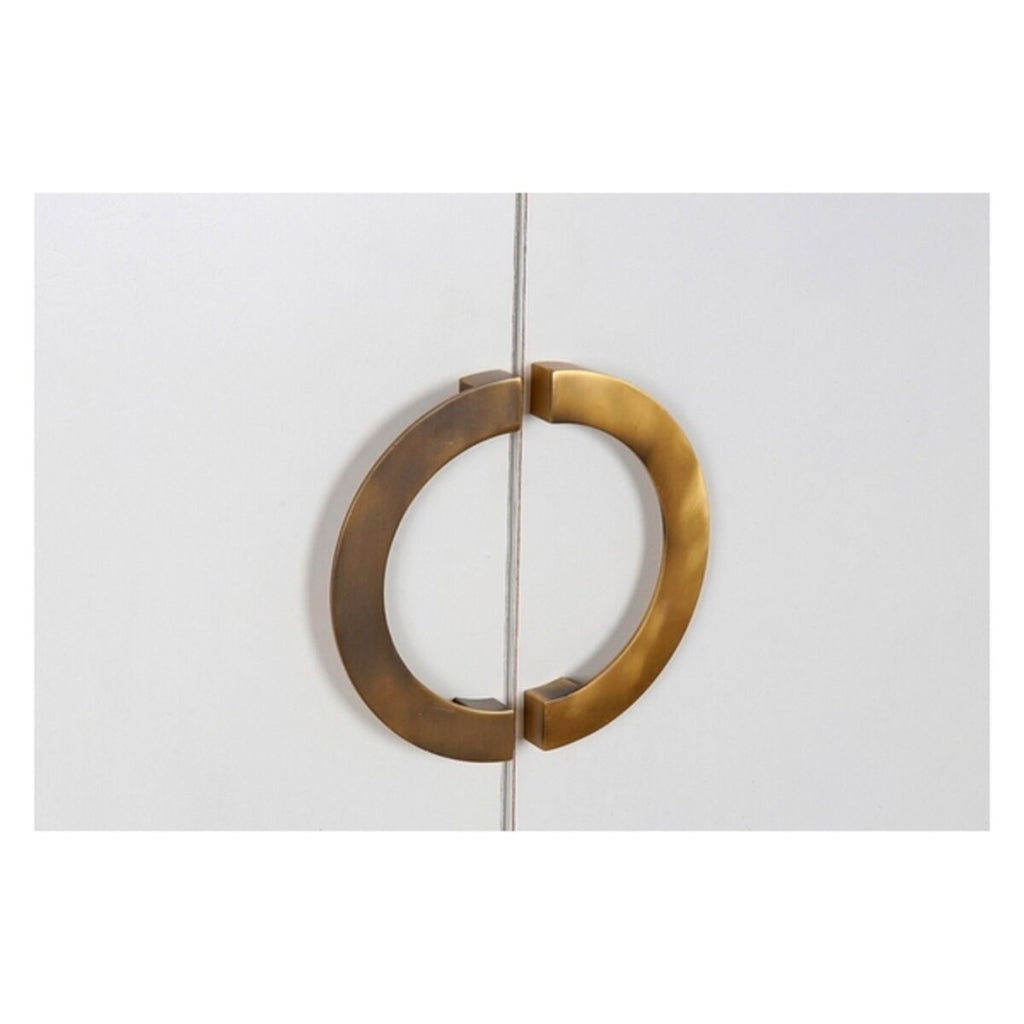 DKD Home Decor Schrank Weiß Gold Metall Poplar – Produktansicht 3