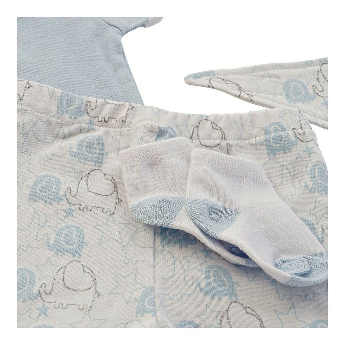 DKD Home Decor Geschenkset für Babys BE-180261 Blau Weiß Rosa – Produktansicht 2
