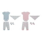 DKD Home Decor Geschenkset für Babys BE-180261 Blau Weiß Rosa – Produktansicht 1
