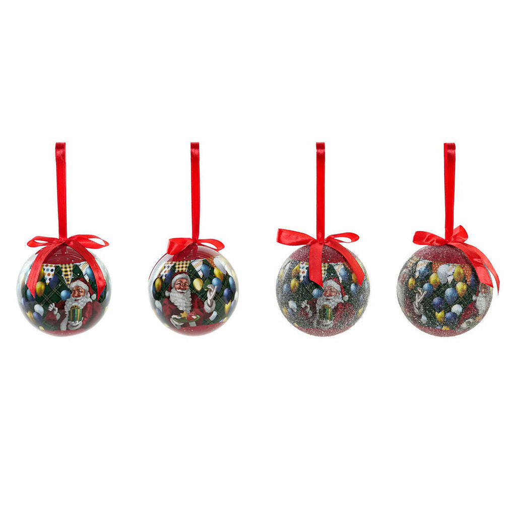 DKD Home Decor Weihnachtskugeln Father Christmas PVC – Produktansicht 1