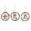 DKD Home Decor Weihnachtskugel Holz – Produktansicht 1