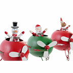 DKD Home Decor Weihnachtskugel Metall Reindeer – Produktansicht 2