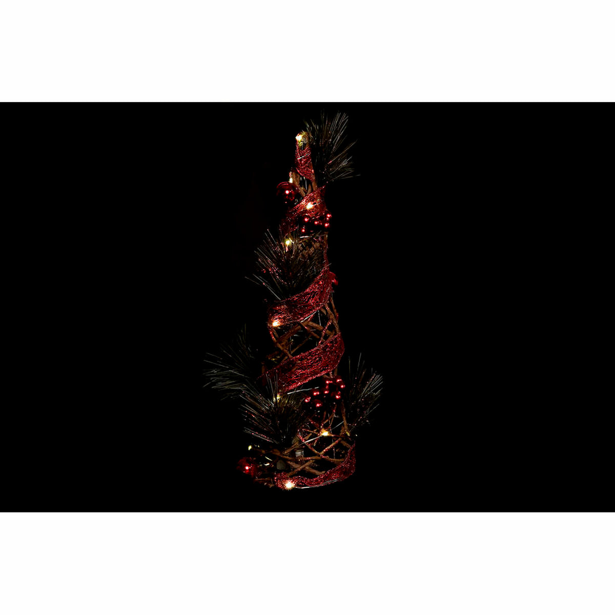 DKD Home Decor Weihnachtsbaum Rot Grün Gold Kunststoff – Produktansicht 2