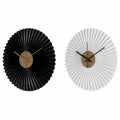 DKD Home Decor Wanduhr Weiß Schwarz Weiß/Schwarz Iron Kunststoff Modern – Produktansicht 1