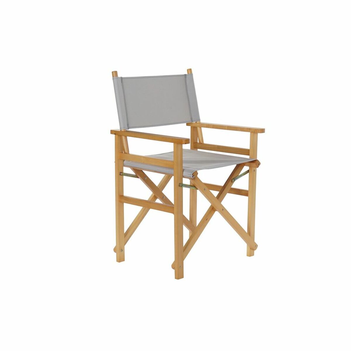 DKD Home Decor Garten Stuhl Grau Natural Pinewood – Produktansicht 1