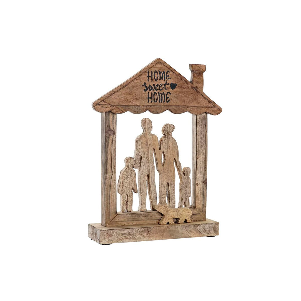 DKD Home Decor Dekofigur Braun Mango Holz Modern Family – Produktansicht 1
