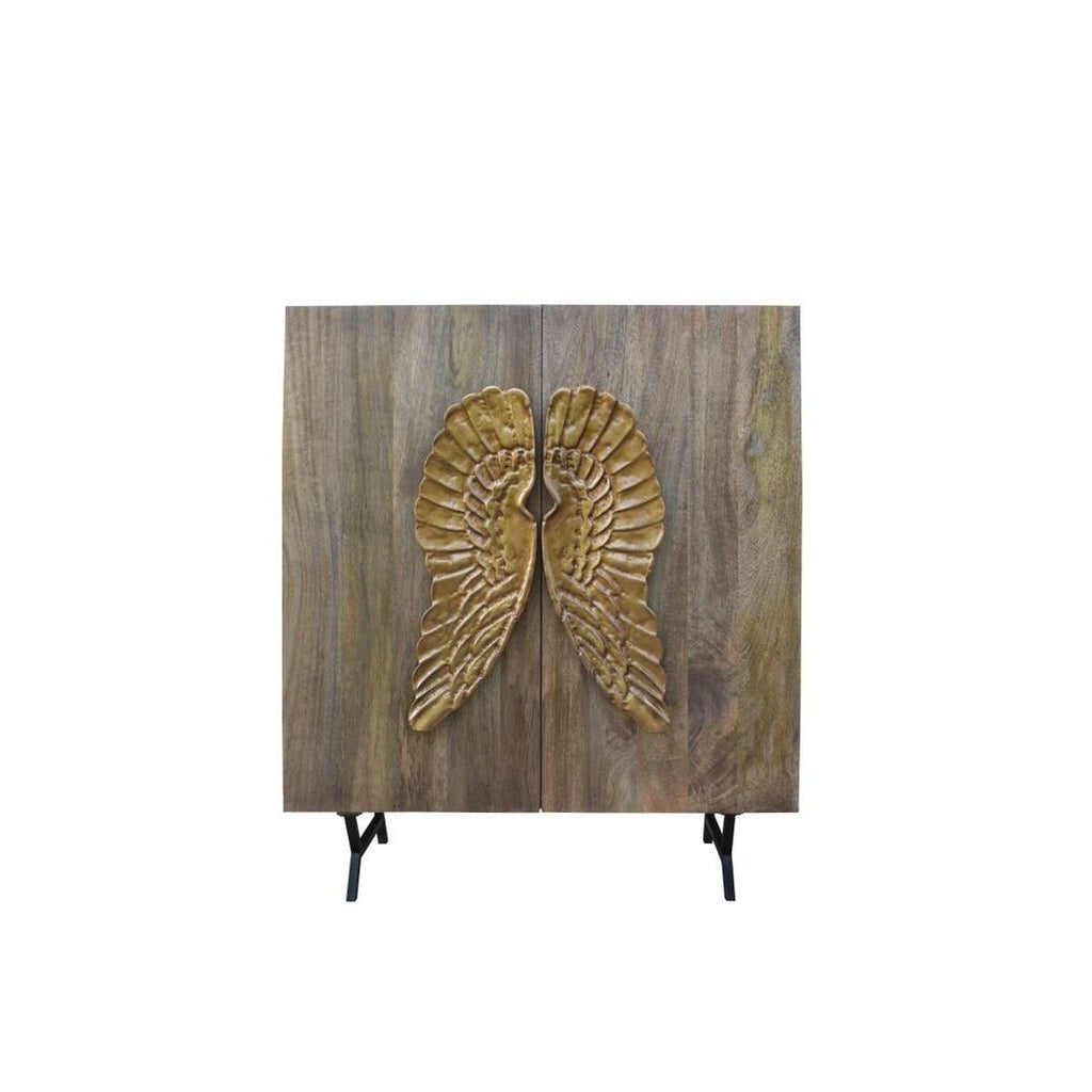 DKD Home Decor Sideboard Braun Gold Mango Holz – Produktansicht 2