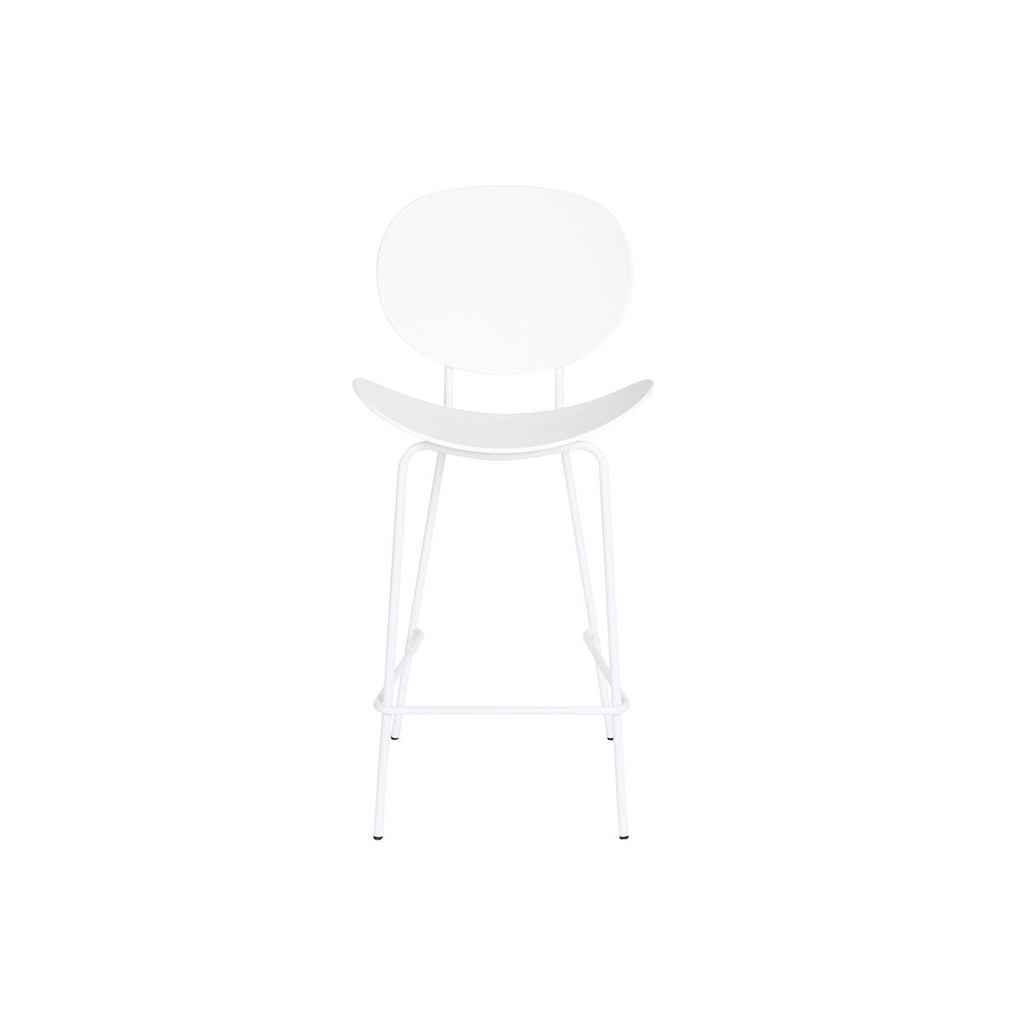 DKD Home Decor Stool Schwarz Metall Weiß Polypropylen – Produktansicht 3