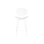 DKD Home Decor Stool Schwarz Metall Weiß Polypropylen – Produktansicht 3