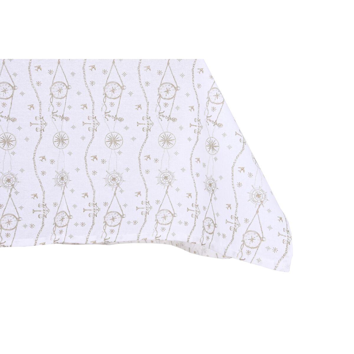 DKD Home Decor Tablecloth & napkins Blau Braun Weiß – Produktansicht 2