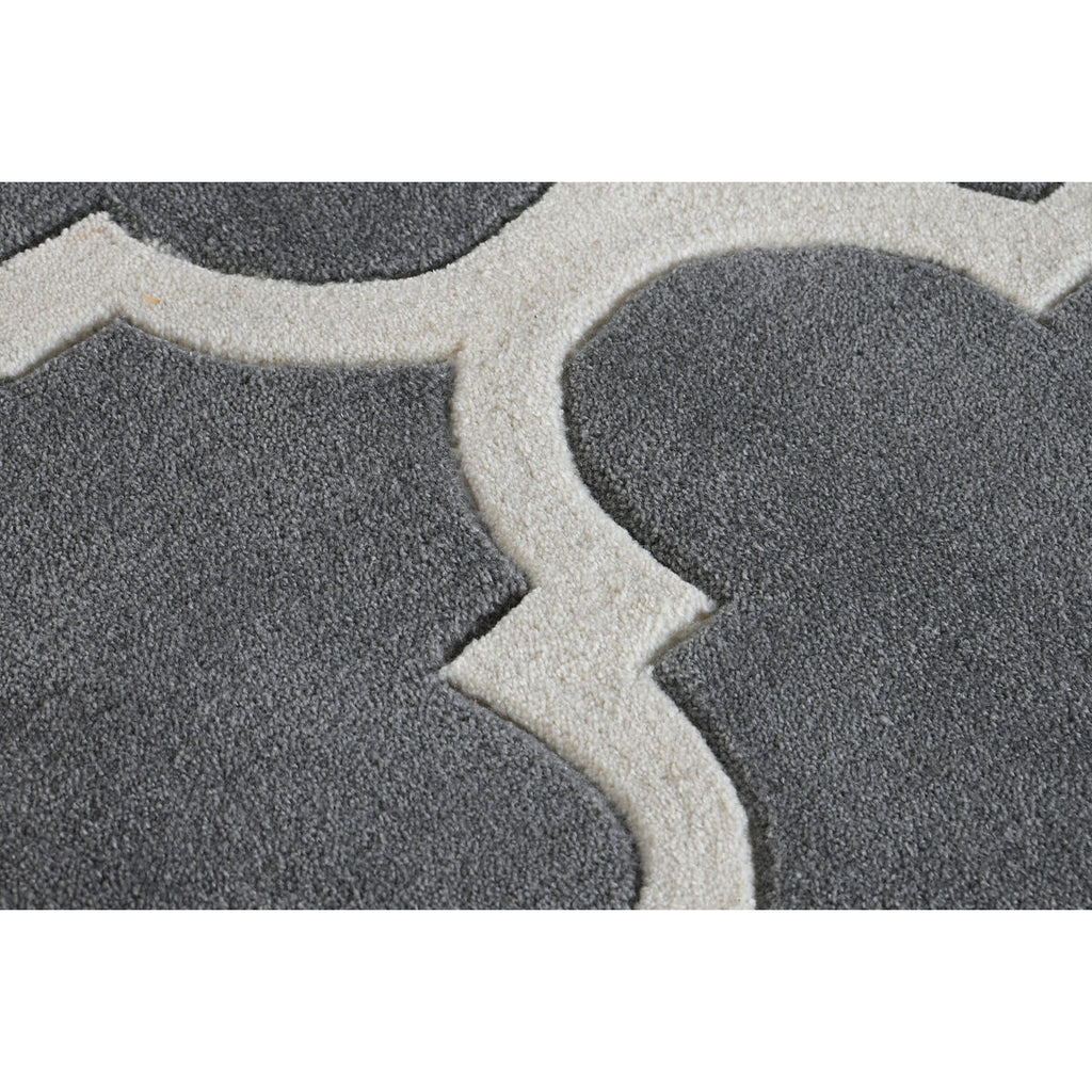 DKD Home Decor Teppich Grau Polyester Ethnic – Produktansicht 2