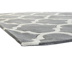 DKD Home Decor Teppich Grau Polyester Ethnic – Produktansicht 3