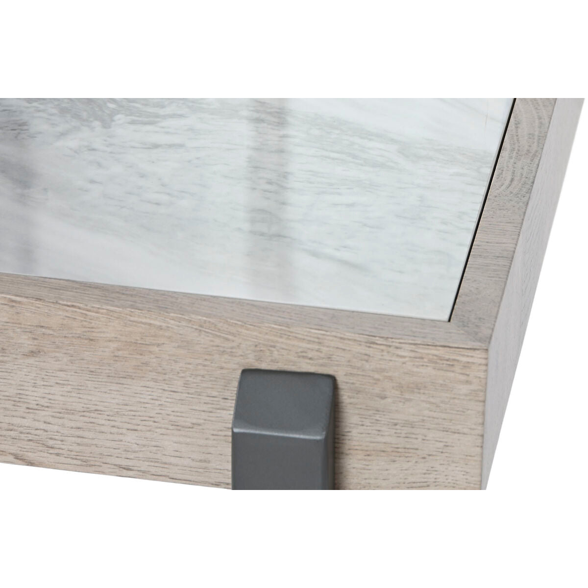 Home ESPRIT Beistelltisch Weiß Grau Natural Metall – Produktansicht 3