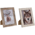 Home ESPRIT Bilderrahmen Weiß Natural Crystal Polystyrol Scandinavian – Produktansicht 1