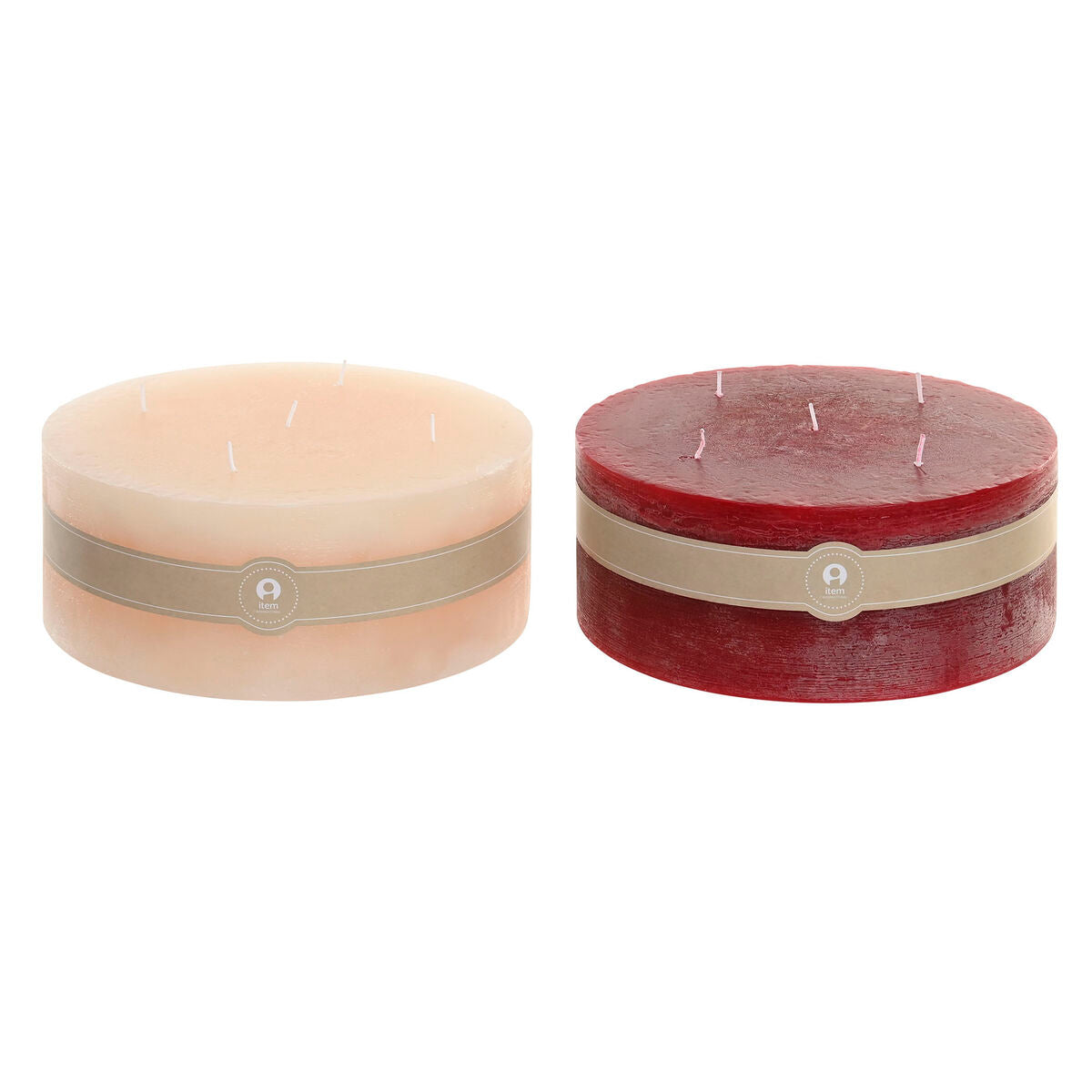 Home ESPRIT Kerze Rot Creme Weihnachten – Produktbild 1