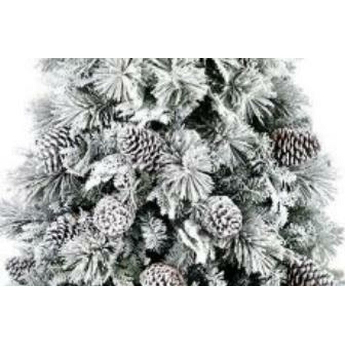 Home ESPRIT Weihnachtsbaum Weiß PVC Aluminium Snowfall – Produktansicht 2