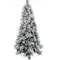 Home ESPRIT Weihnachtsbaum Weiß PVC Aluminium Snowfall – Produktansicht 1