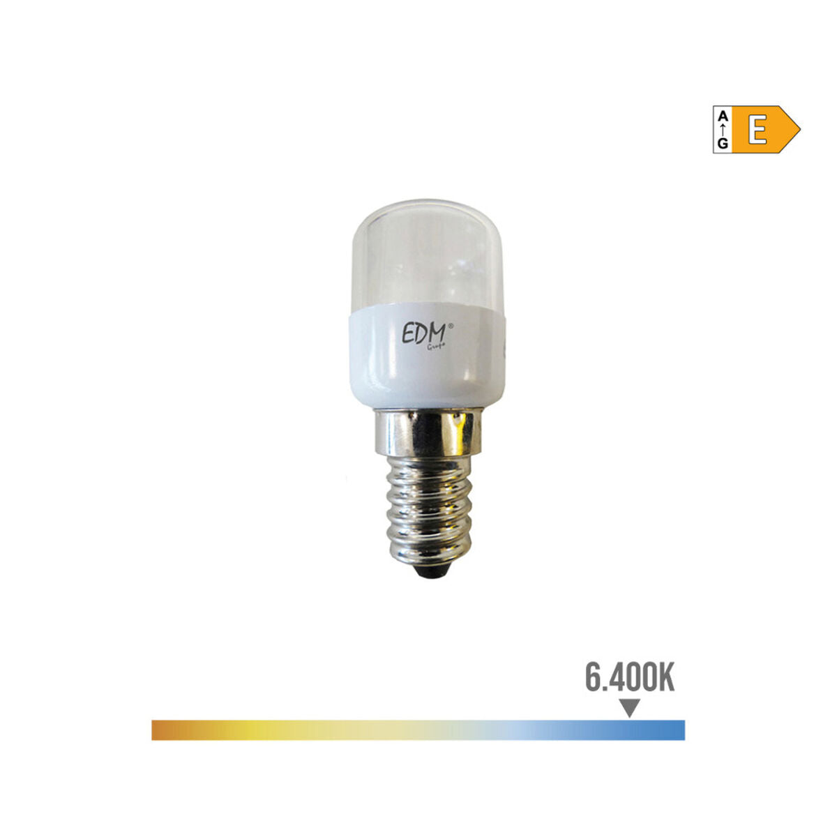 LED-Leuchte EDM 35291 E 6 W 1 W 0,5 W E14 Ø 2,6 x 60 cm (6400 K) – Produktansicht 2