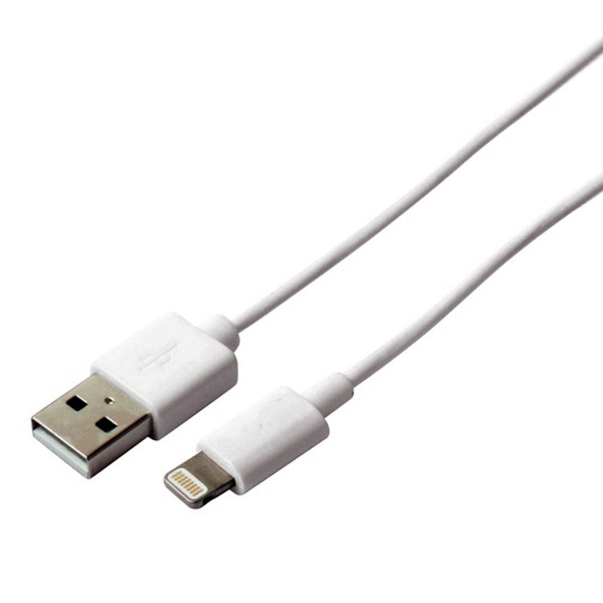 KSIX USB-auf- Lightning Kabel Apple-compatible Weiß – Produktansicht 2