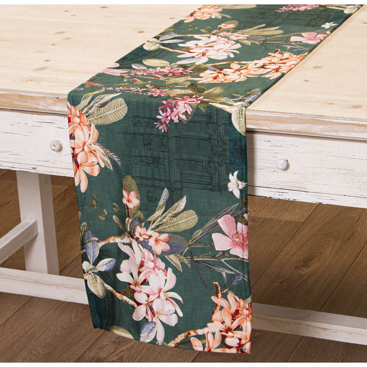 Alexandra House Living Tischläufer Mehrfarbig Textil Rechteckig – Produktbild 1