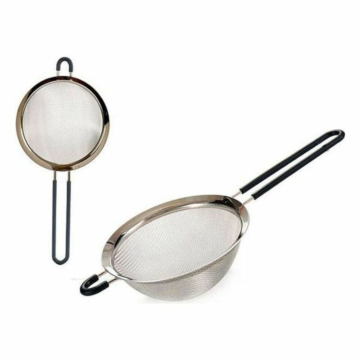 Strainer Schwarz Silicone Stainless Stahl – Produktansicht 1