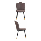 Gift Decor Armchair Schwarz Lila Gold Shell – Produktansicht 2
