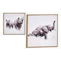 Gift Decor Bild Braun Particleboard mit Rahmen animals – Produktansicht 1