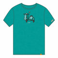 Cállate la Boca Kurzarm-T-Shirt Türkis Sidecar – Produktansicht 1