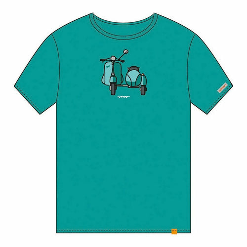 Cállate la Boca Kurzarm-T-Shirt Türkis Sidecar