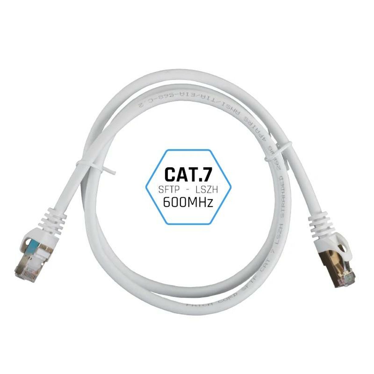 iggual FTP Category 7 Starres Netzwerkkabel IGG318621 Weiß 10 m – Produktansicht 3