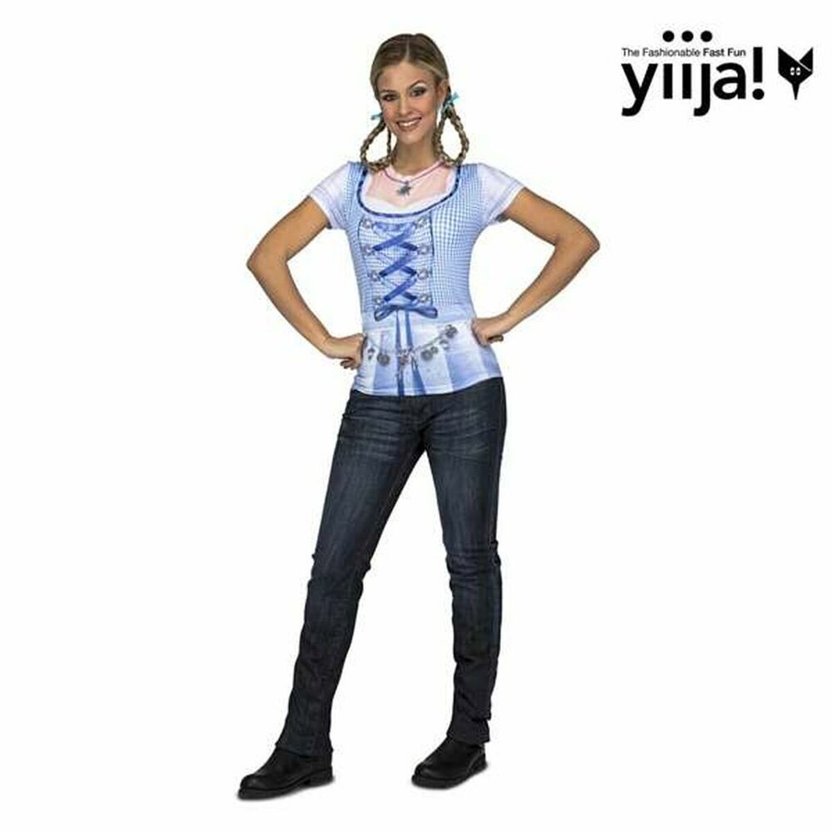 My Other Me Kostüm für Erwachsene Oktoberfest Lady Blau – Produktansicht 3