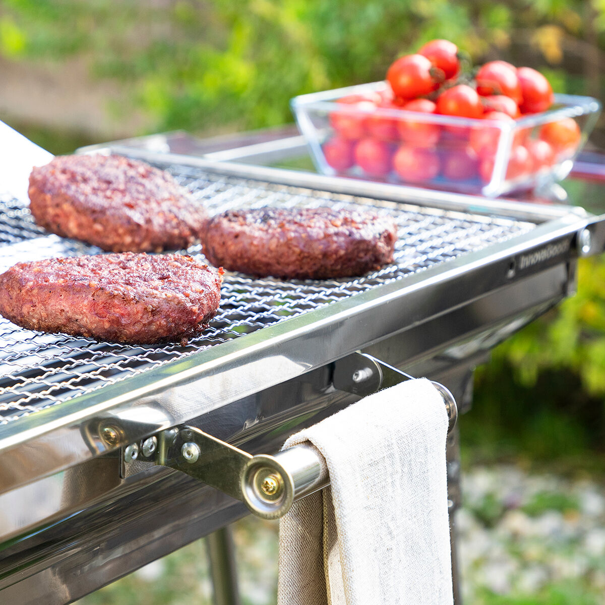 InnovaGoods Stainless Stahl Foldable Charcoal BBQ ExelQ – Produktansicht 6