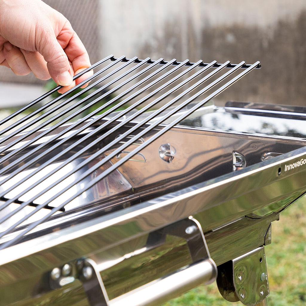 InnovaGoods Stainless Stahl Foldable Charcoal BBQ ExelQ – Produktansicht 7