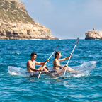InnovaGoods Aufblasbares transparentes Kajak mit Zubehör Paros 312 cm 2 Personen – Produktansicht 2
