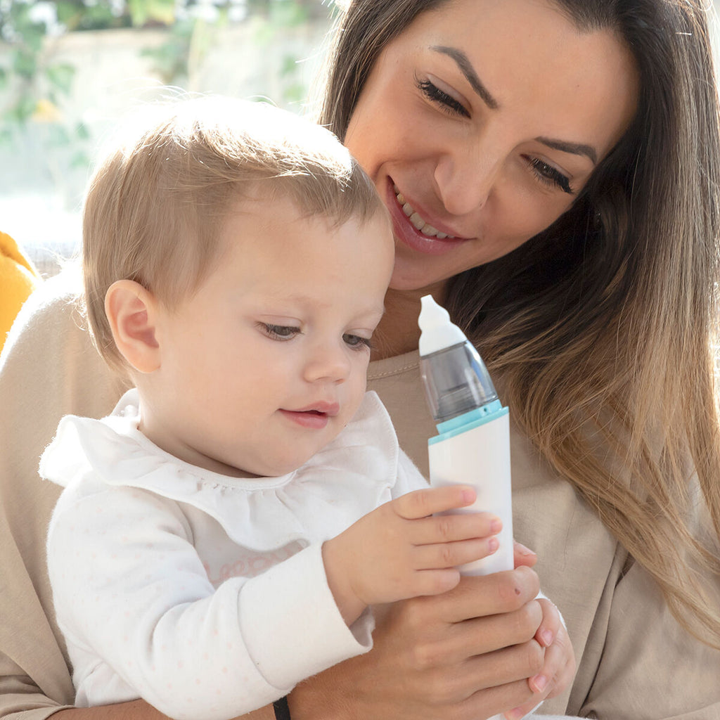 InnovaGoods Wiederaufladbar Nasal Aspirator für Babys Nizi – Weiß – Produktansicht 4