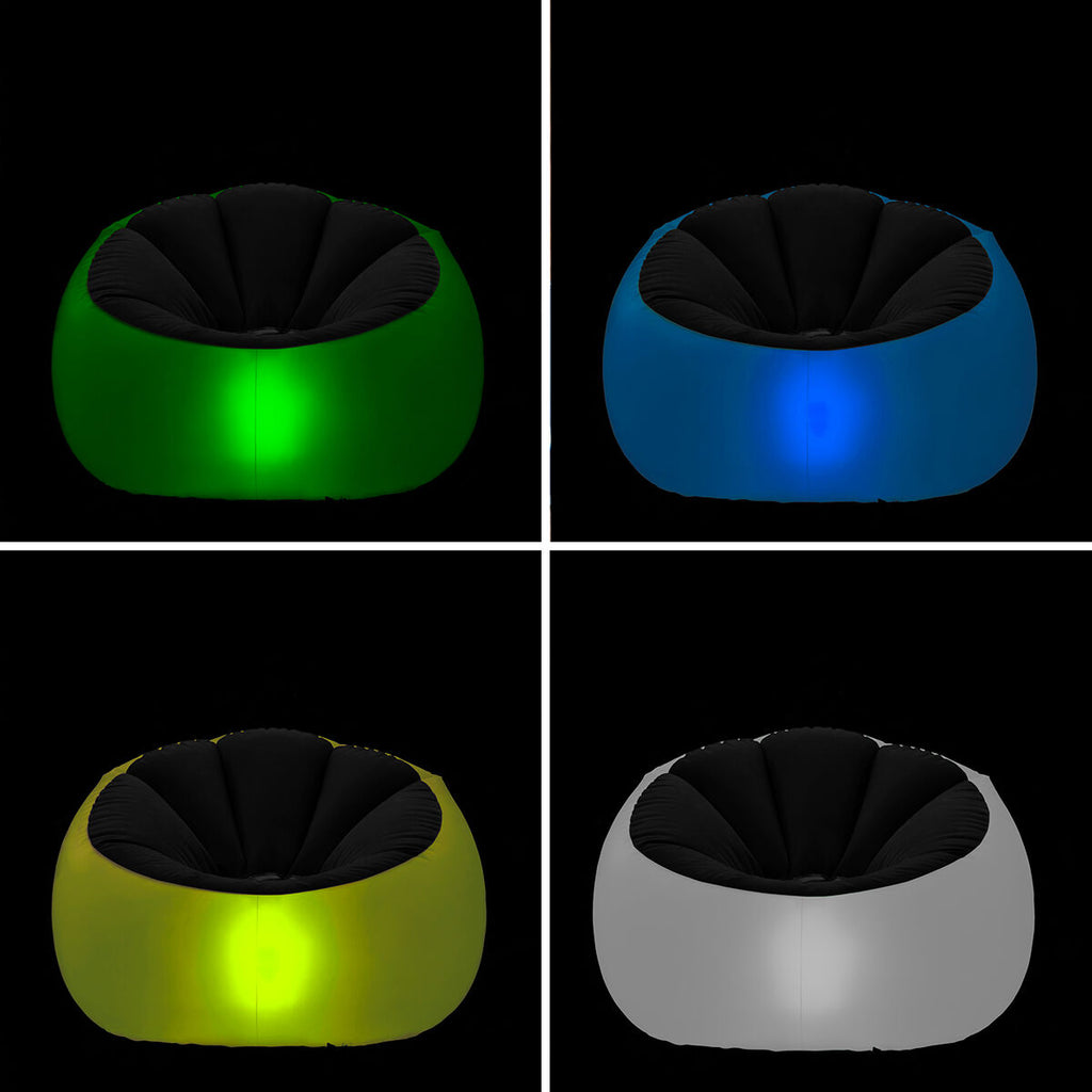 Aufblasbar Armchair mit Multicoloured LED & Fern Steuerung Chight InnovaGoods – Produktansicht 4