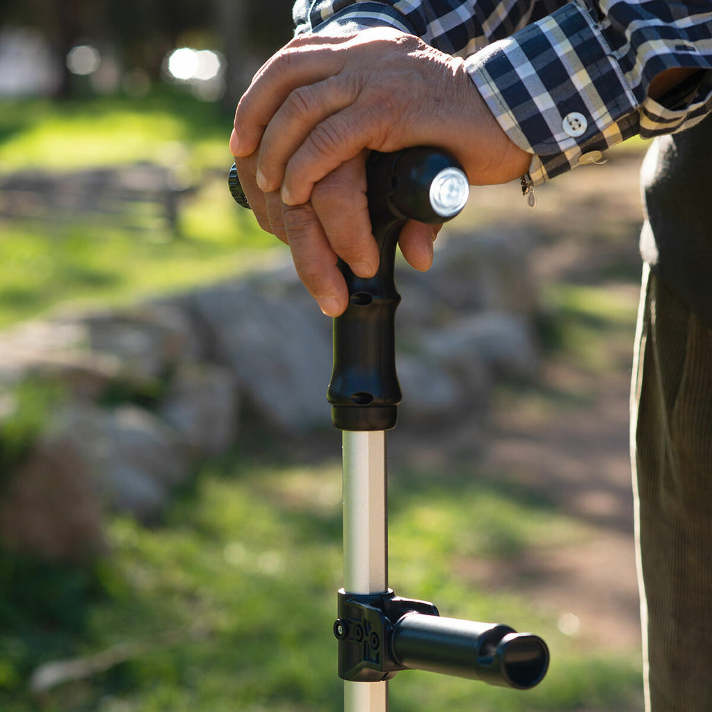 Extendable Walking Stick mit LED, Alarm & Grabber Hannde InnovaGoods – Produktansicht 10
