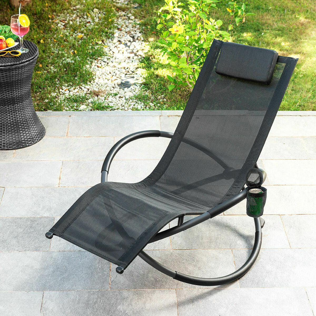 InnovaGoods Klappbar Schaukel-Sonnenliege Rockorb – Produktansicht 2
